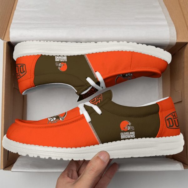 Tubopro Cleveland Browns Personalized Hey Dude Shoes For Men And Women - Image 3