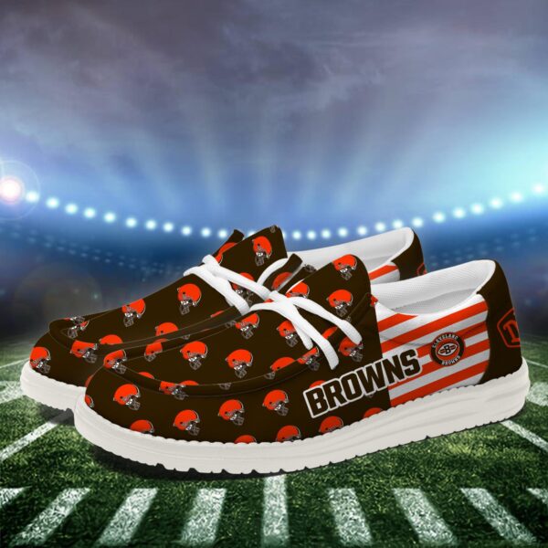Tubopro Cleveland Browns Personalized Hey Dude Shoes For Men And Women - Image 3