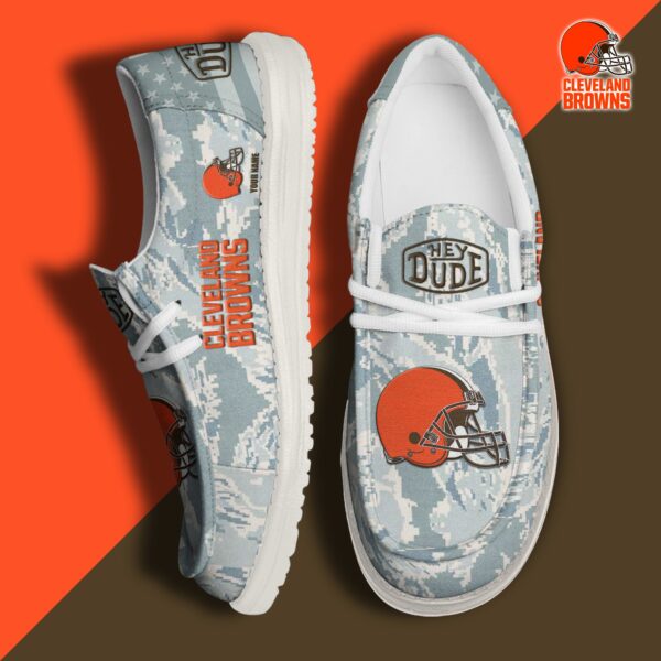 Tubopro Cleveland Browns Personalized Hey Dude Shoes For Men And Women