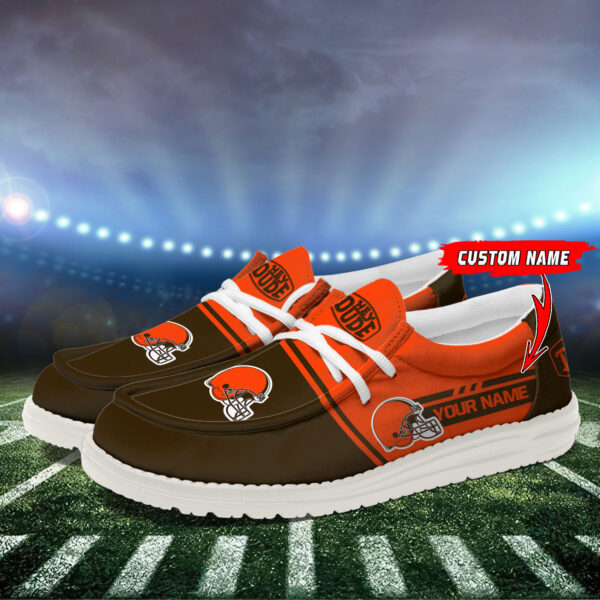 Tubopro Cleveland Browns Personalized Hey Dude Shoes For Men And Women - Image 3