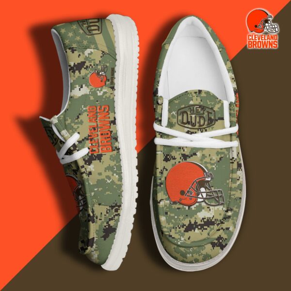Tubopro Cleveland Browns Personalized Hey Dude Shoes For Men And Women