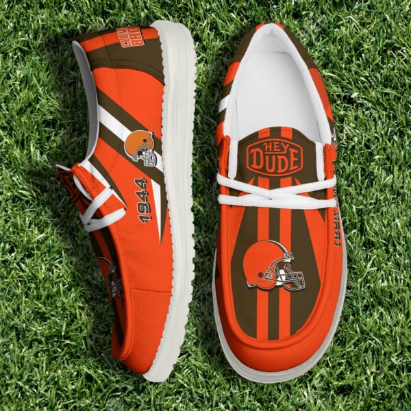 Tubopro Cleveland Browns Personalized Hey Dude Shoes For Men And Women