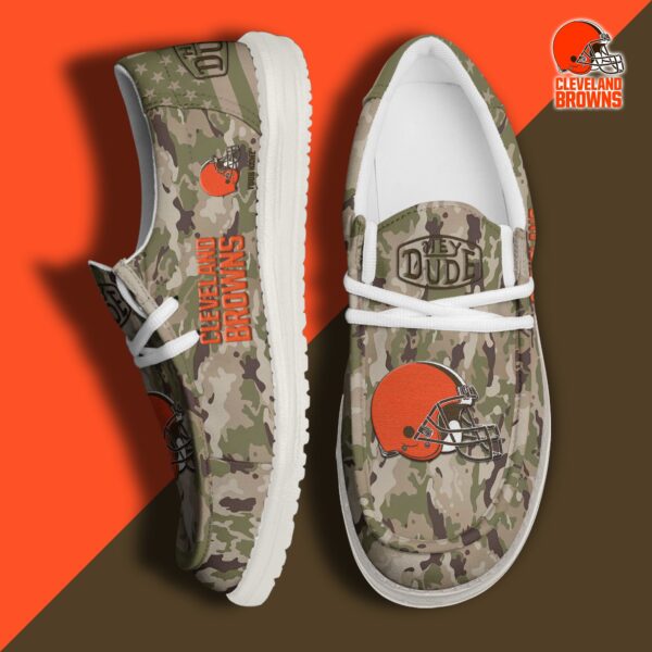 Tubopro Cleveland Browns Personalized Hey Dude Shoes For Men And Women