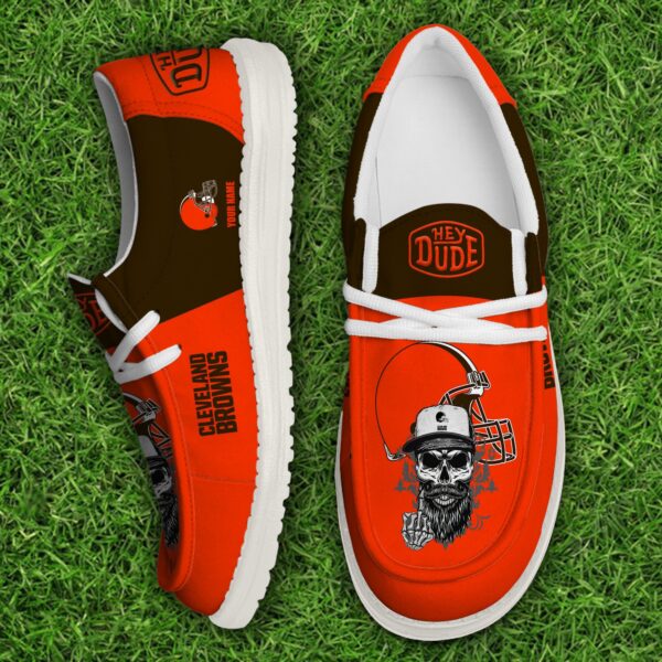 Tubopro Cleveland Browns Personalized Hey Dude Shoes For Men And Women