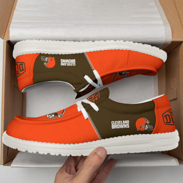 Tubopro Cleveland Browns Personalized Hey Dude Shoes For Men And Women - Image 3