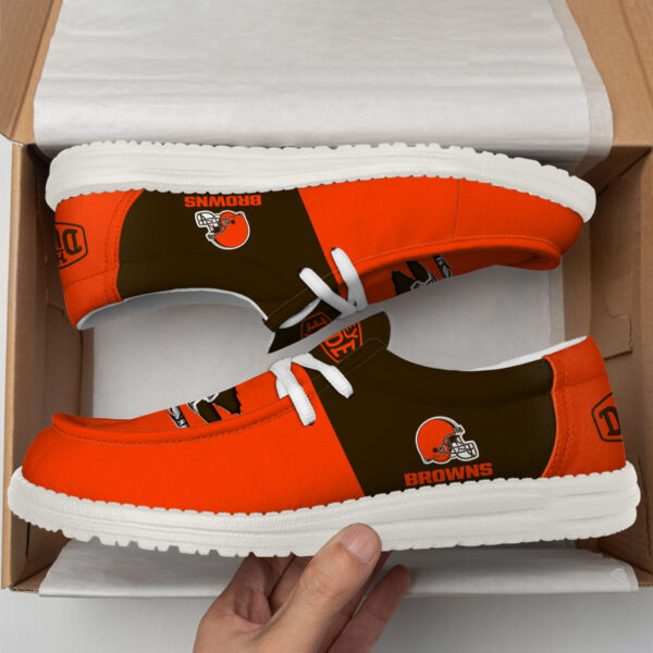 Tubopro Cleveland Browns Personalized Hey Dude Shoes For Men And Women - Image 4