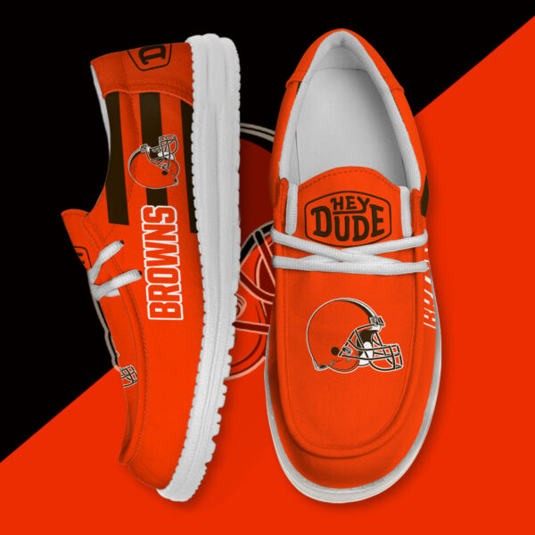 Tubopro Cleveland Browns Personalized Hey Dude Shoes For Men And Women