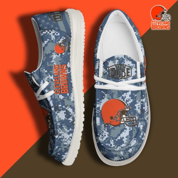 Tubopro Cleveland Browns Personalized Hey Dude Shoes For Men And Women