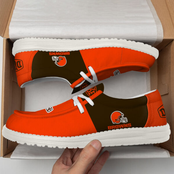 Tubopro Cleveland Browns Personalized Hey Dude Shoes For Men And Women - Image 2