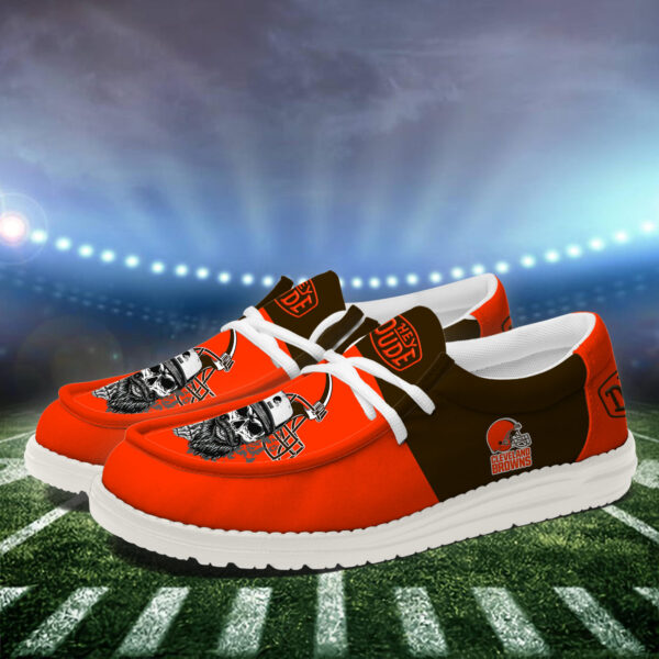 Tubopro Cleveland Browns Personalized Hey Dude Shoes For Men And Women - Image 2