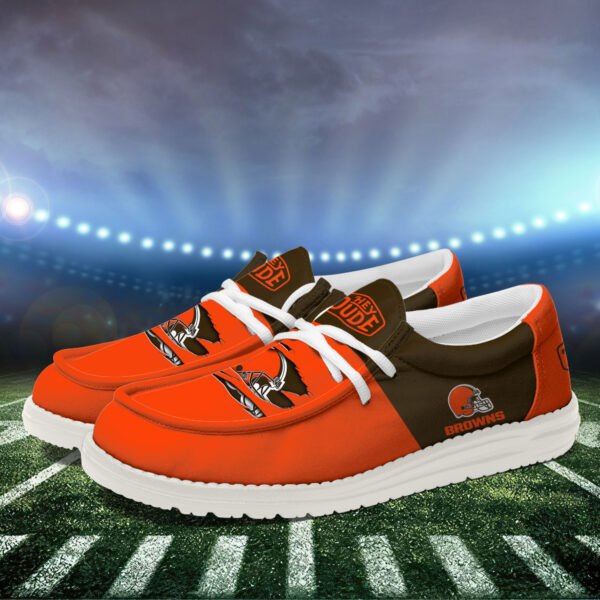 Tubopro Cleveland Browns Personalized Hey Dude Shoes For Men And Women - Image 2