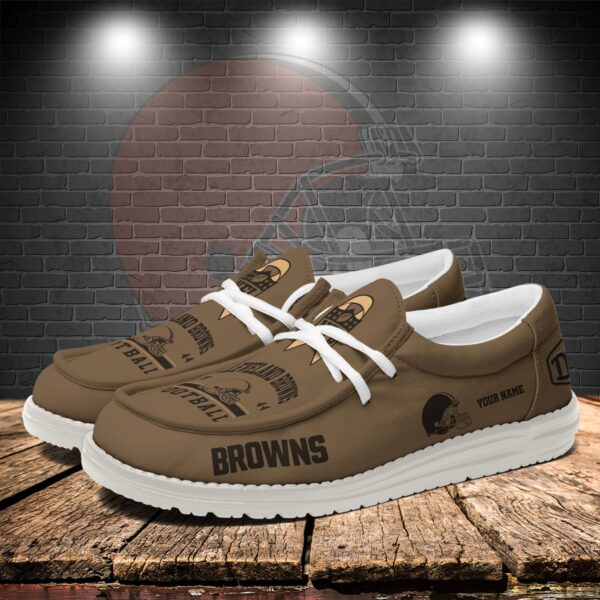 Tubopro Cleveland Browns Personalized Hey Dude Shoes For Men And Women - Image 3