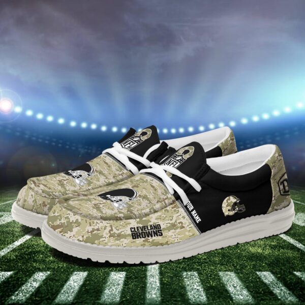 Tubopro Cleveland Browns Personalized Hey Dude Shoes For Men And Women - Image 3