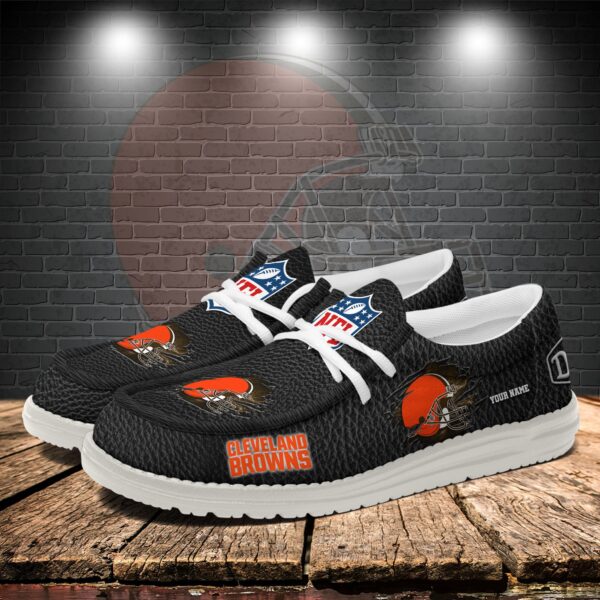 Tubopro Cleveland Browns Personalized Hey Dude Shoes For Men And Women - Image 3