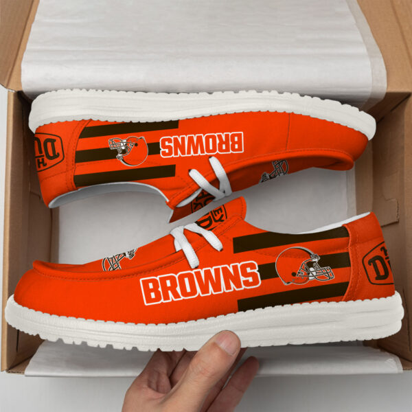 Tubopro Cleveland Browns Personalized Hey Dude Shoes For Men And Women - Image 3