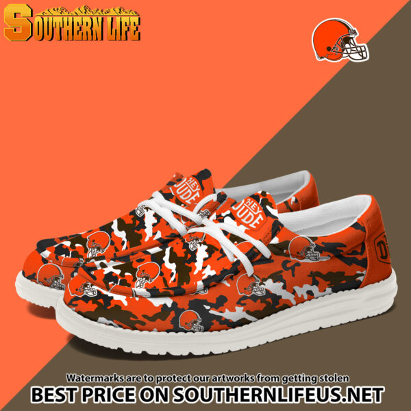 Tubopro Cleveland Browns Personalized Hey Dude Shoes For Men And Women - Image 2