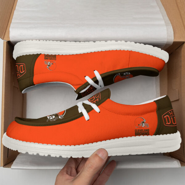 Tubopro Cleveland Browns Personalized Hey Dude Shoes For Men And Women - Image 2