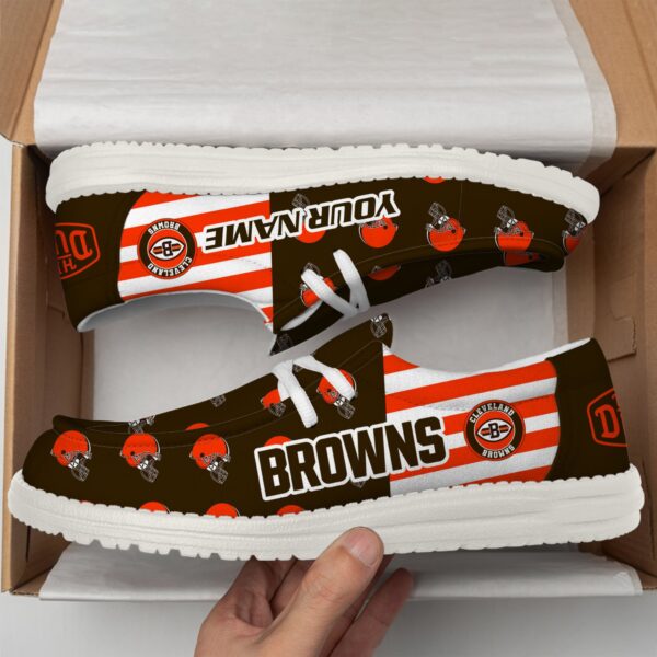 Tubopro Cleveland Browns Personalized Hey Dude Shoes For Men And Women