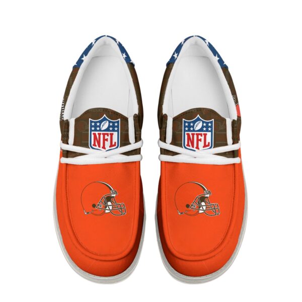Tubopro Cleveland Browns Personalized Hey Dude Shoes For Men And Women - Image 4