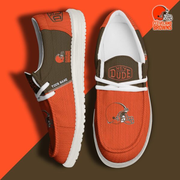 Tubopro Cleveland Browns Personalized Hey Dude Shoes For Men And Women