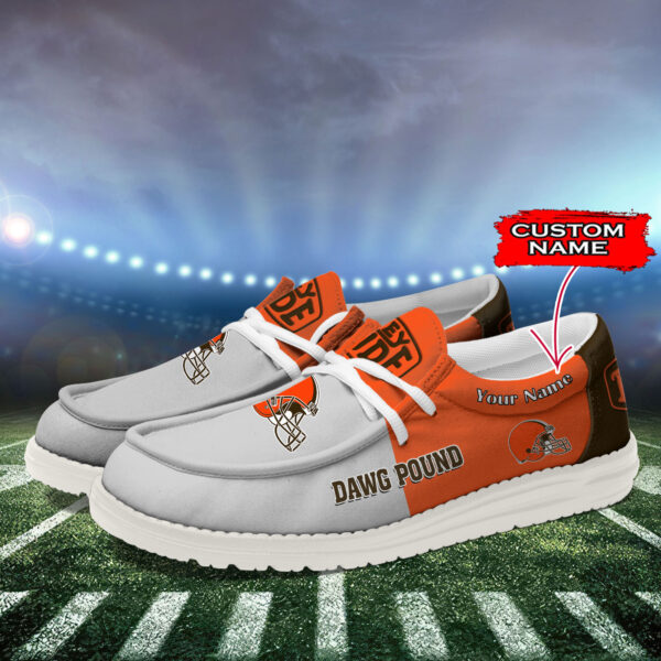 Tubopro Cleveland Browns Personalized Hey Dude Shoes For Men And Women - Image 3