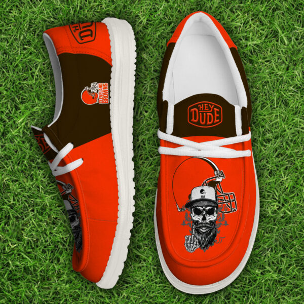 Tubopro Cleveland Browns Personalized Hey Dude Shoes For Men And Women