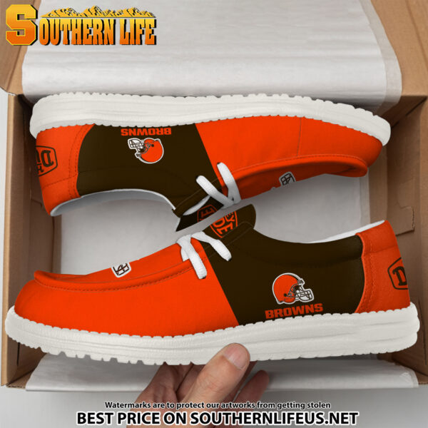 Tubopro Cleveland Browns Personalized Hey Dude Shoes For Men And Women - Image 4