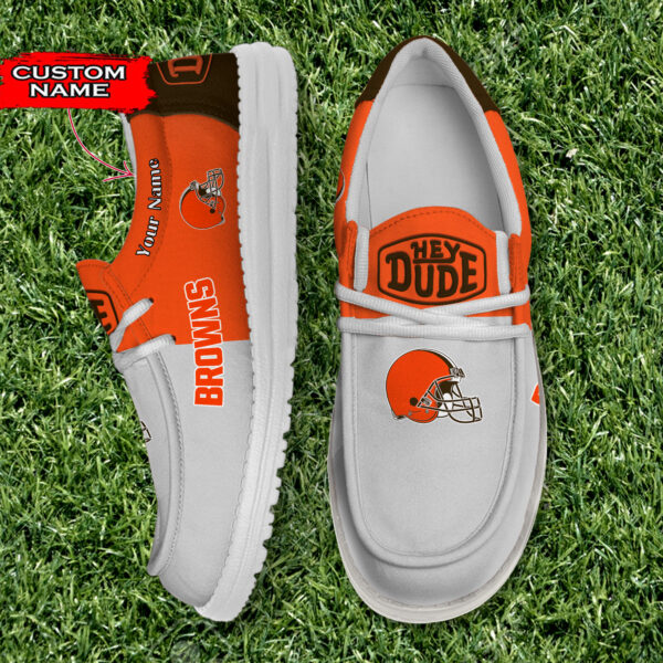Tubopro Cleveland Browns Personalized Hey Dude Shoes For Men And Women