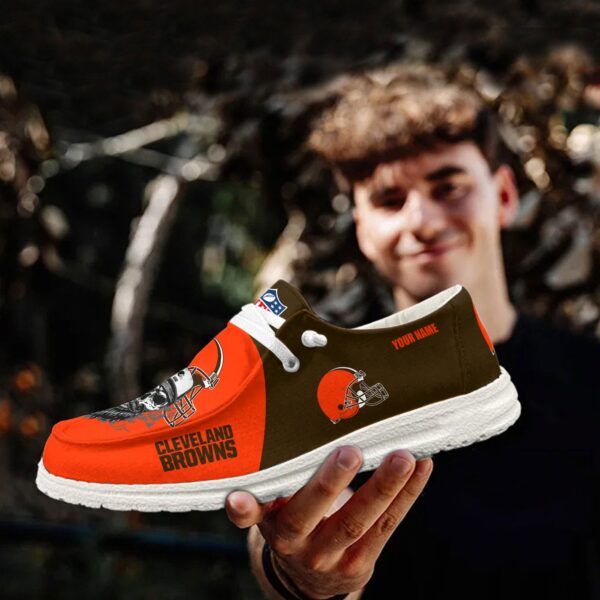 Tubopro Cleveland Browns Personalized Hey Dude Shoes For Men And Women - Image 5