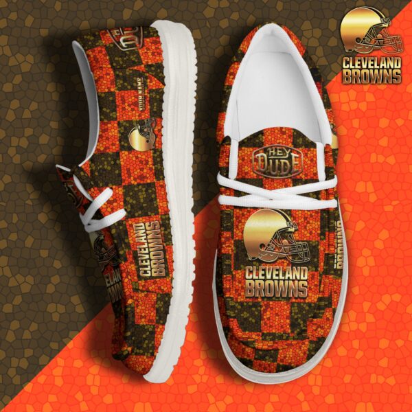 Tubopro Cleveland Browns Personalized Hey Dude Shoes For Men And Women