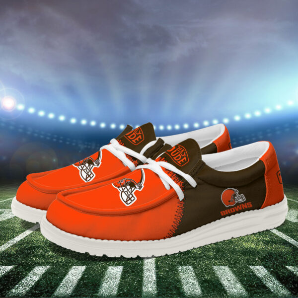 Tubopro Cleveland Browns Personalized Hey Dude Shoes For Men And Women - Image 3