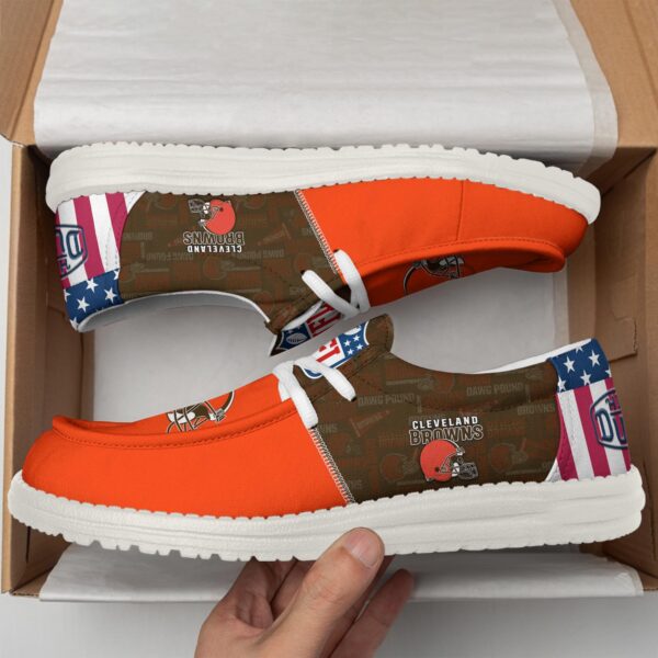 Tubopro Cleveland Browns Personalized Hey Dude Shoes For Men And Women - Image 2