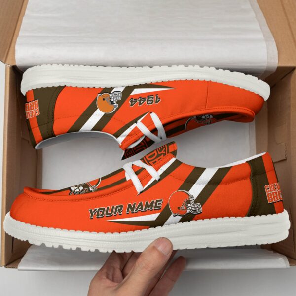 Tubopro Cleveland Browns Personalized Hey Dude Shoes For Men And Women - Image 2