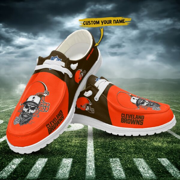 Tubopro Cleveland Browns Personalized Hey Dude Shoes For Men And Women - Image 3