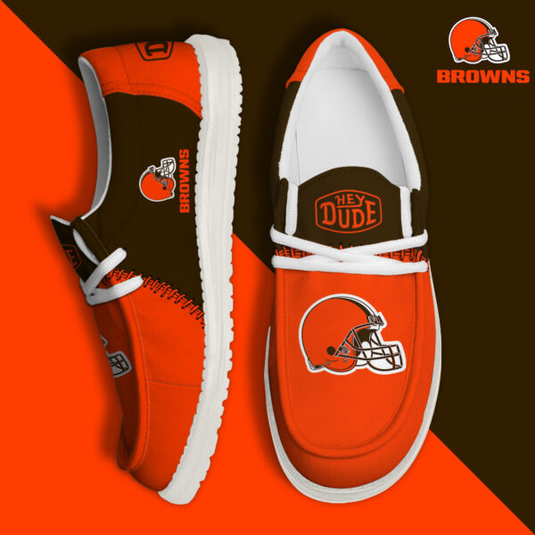 Tubopro Cleveland Browns Personalized Hey Dude Shoes For Men And Women