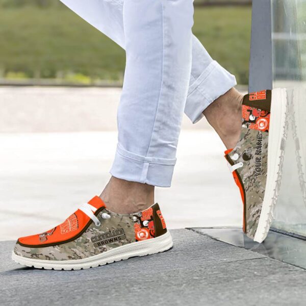 Tubopro Cleveland Browns Personalized Hey Dude Shoes For Men And Women - Image 4