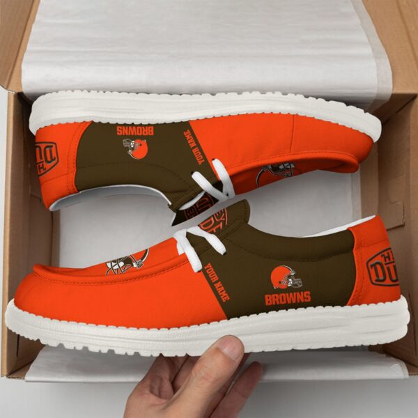Tubopro Cleveland Browns Personalized Hey Dude Shoes For Men And Women - Image 2