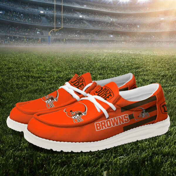 Tubopro Cleveland Browns Personalized Hey Dude Shoes For Men And Women - Image 2
