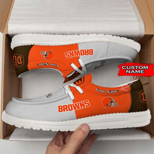 Tubopro Cleveland Browns Personalized Hey Dude Shoes For Men And Women - Image 3