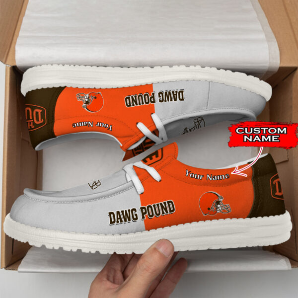 Tubopro Cleveland Browns Personalized Hey Dude Shoes For Men And Women - Image 2