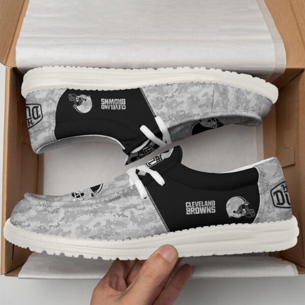 Tubopro Cleveland Browns Personalized Hey Dude Shoes For Men And Women - Image 3