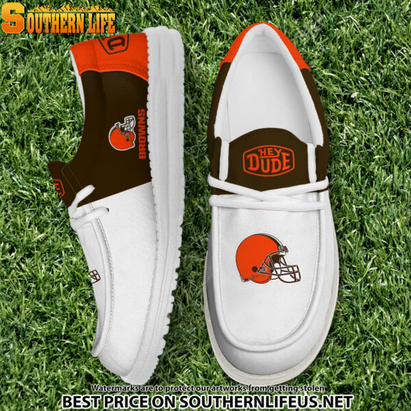 Tubopro Cleveland Browns Personalized Hey Dude Shoes For Men And Women