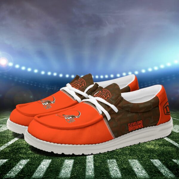 Tubopro Cleveland Browns Personalized Hey Dude Shoes For Men And Women - Image 3