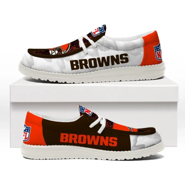 Tubopro Cleveland Browns Personalized Hey Dude Shoes For Men And Women - Image 2