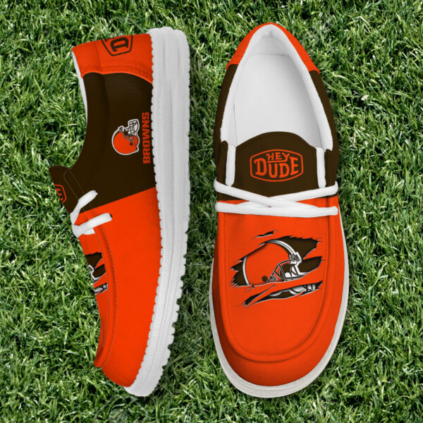 Tubopro Cleveland Browns Personalized Hey Dude Shoes For Men And Women