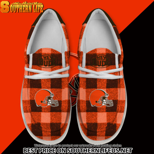 Tubopro Cleveland Browns Personalized Hey Dude Shoes For Men And Women