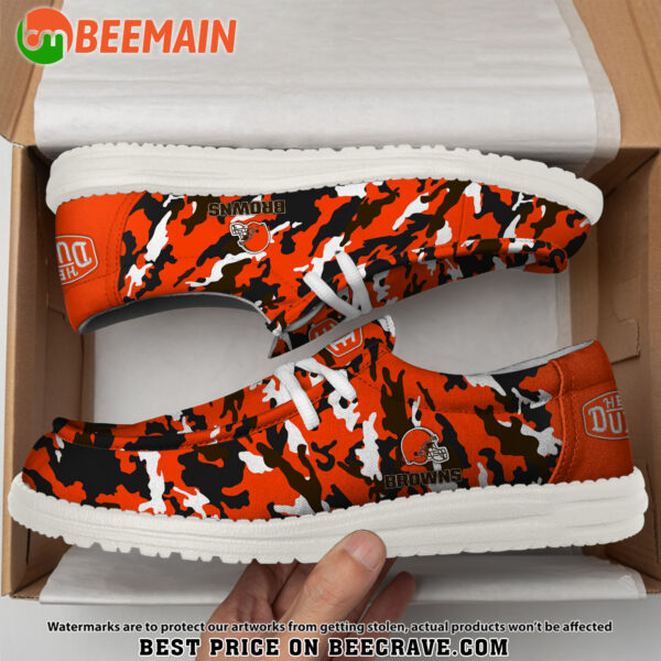 Tubopro Cleveland Browns Personalized Hey Dude Shoes For Men And Women - Image 4