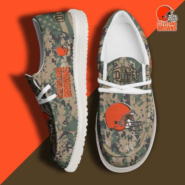 Tubopro Cleveland Browns Personalized Hey Dude Shoes For Men And Women