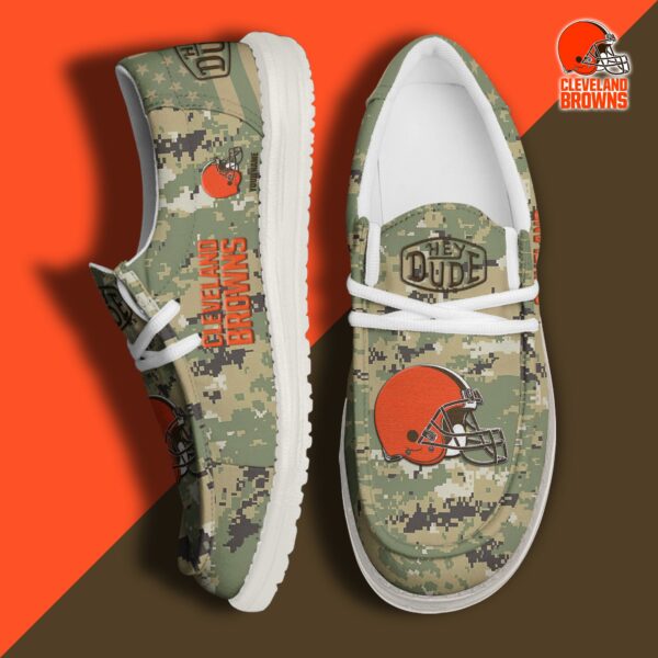 Tubopro Cleveland Browns Personalized Hey Dude Shoes For Men And Women