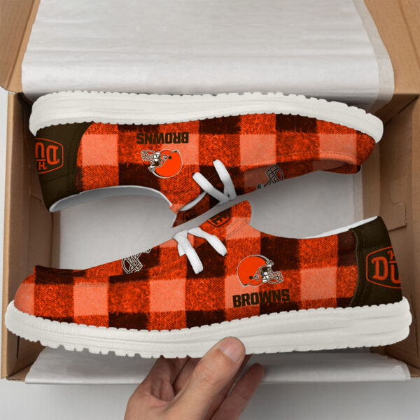 Tubopro Cleveland Browns Personalized Hey Dude Shoes For Men And Women - Image 5